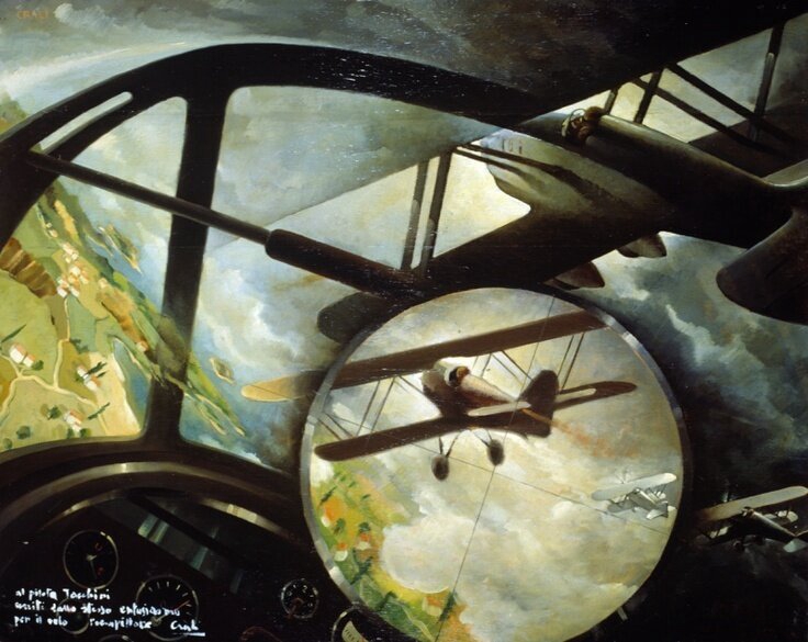 "Aerofighter II [Aerocaccia II]" by Tullio Crali