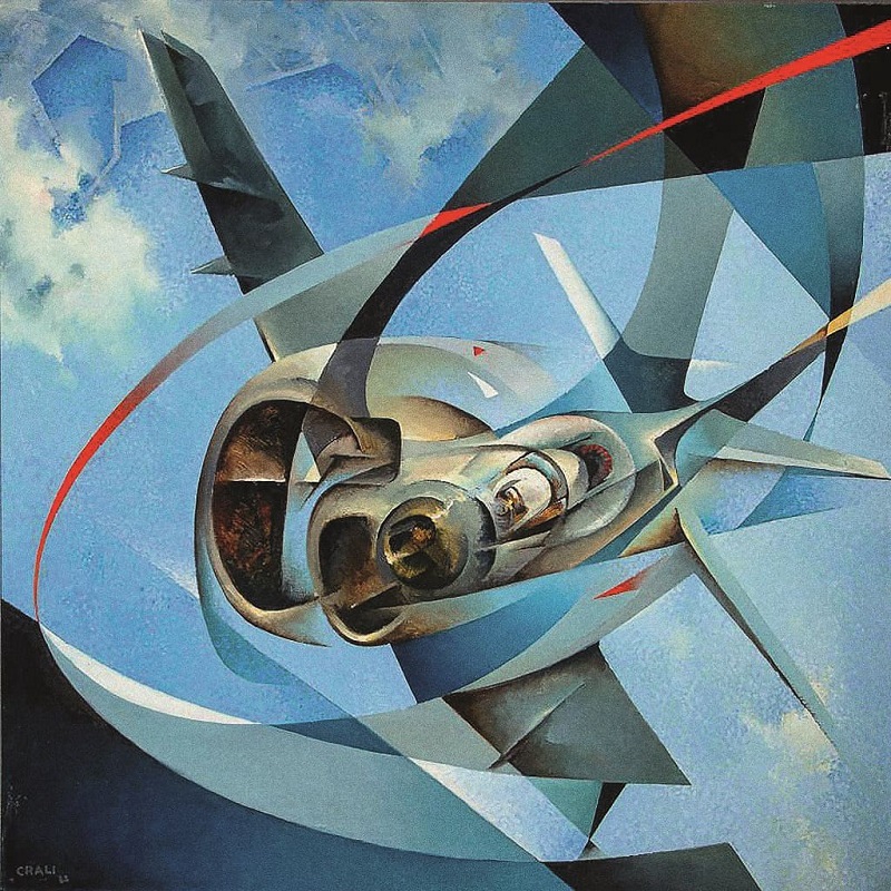 "Monoplano Jonathan" by Tullio Crali, 1988